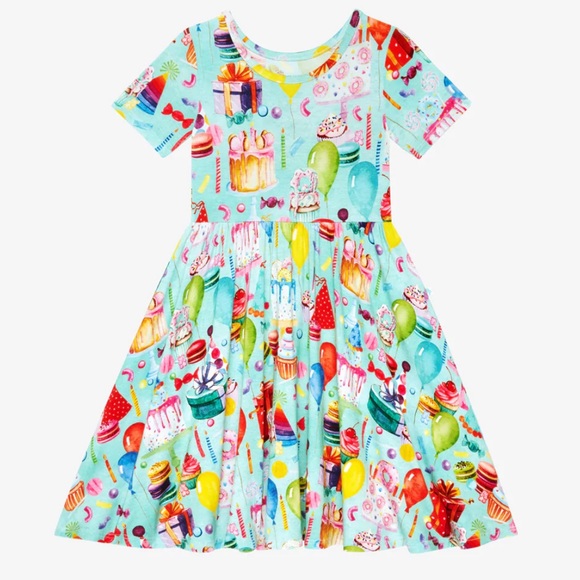 Posh Peanut Other - Posh Peanut 2T Happy Birthday Short Sleeve Twirl Dress